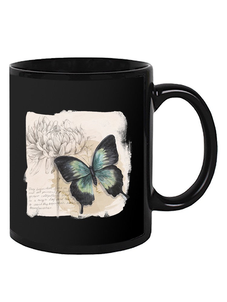 Butterflies And Flowers Ii Mug -Grace Popp Designs