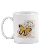 Butterfly On Paper Mug -Grace Popp Designs