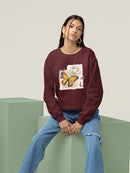Butterfly On Paper Sweatshirt -Grace Popp Designs