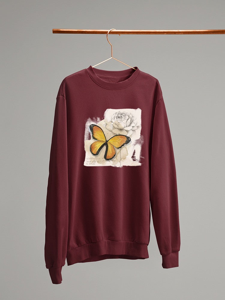 Butterfly On Paper Sweatshirt -Grace Popp Designs