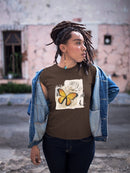 Butterfly On Paper T-shirt -Grace Popp Designs