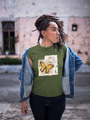 Butterfly On Paper T-shirt -Grace Popp Designs