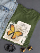 Butterfly On Paper T-shirt -Grace Popp Designs