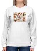Ocean Shells Sweatshirt -Grace Popp Designs
