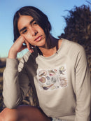 Ocean Shells Sweatshirt -Grace Popp Designs