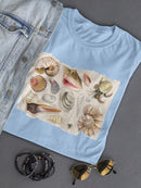 Ocean Shells T-shirt -Grace Popp Designs