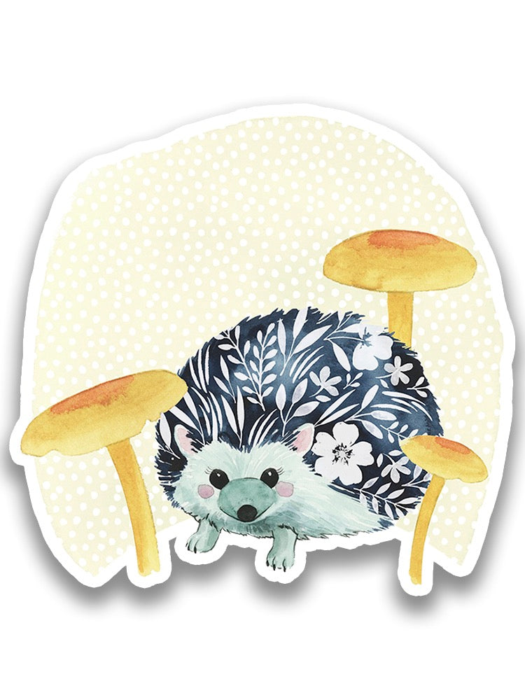Fairytale Hedgehog Sticker -Grace Popp Designs