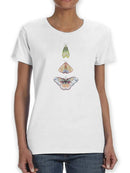 Moth Fairies Ii T-shirt -Grace Popp Designs