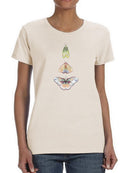 Moth Fairies Ii T-shirt -Grace Popp Designs