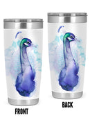 A Jeweled Peacock Tumbler -Grace Popp Designs