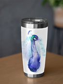 A Jeweled Peacock Tumbler -Grace Popp Designs