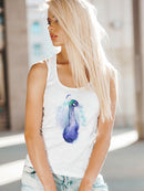 Peacock Jeweled T-shirt -Grace Popp Designs