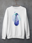 Peacock Jeweled Sweatshirt -Grace Popp Designs