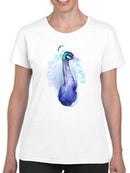 Peacock Jeweled T-shirt -Grace Popp Designs