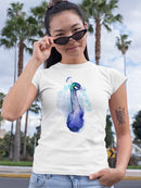 Peacock Jeweled T-shirt -Grace Popp Designs