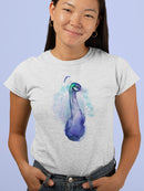 Peacock Jeweled T-shirt -Grace Popp Designs