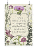 Pressed Floral Quote Iii Wall Art -Grace Popp Designs