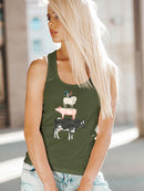 Farmland Family. V T-shirt -Grace Popp Designs