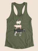 Farmland Family. V T-shirt -Grace Popp Designs