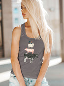 Farmland Family. V T-shirt -Grace Popp Designs