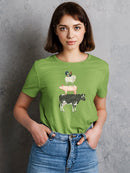 Farmland Family. V T-shirt -Grace Popp Designs