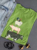 Farmland Family. V T-shirt -Grace Popp Designs