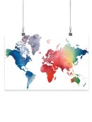 Rainbow World Wall Art -Grace Popp Designs
