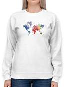 Rainbow World Sweatshirt -Grace Popp Designs