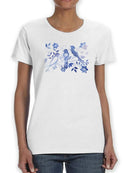 Avian Twilight Chinese T-shirt -Grace Popp Designs