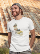 Illustrated State California T-shirt -Jacob Green Designs