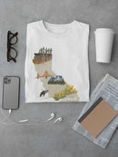 Illustrated State California T-shirt -Jacob Green Designs