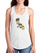 Illustrated State California T-shirt -Jacob Green Designs