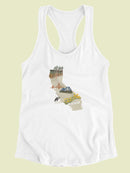 Illustrated State California T-shirt -Jacob Green Designs