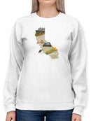 Illustrated State California Sweatshirt -Jacob Green Designs