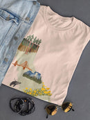 Illustrated State California T-shirt -Jacob Green Designs