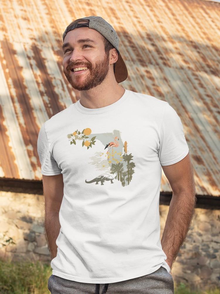 Illustrated State-florida T-shirt -Jacob Green Designs