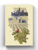 Illustrated State-illinois Wall Art -Jacob Green Designs