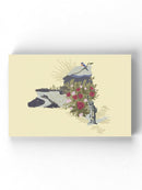 Illustrated State-new York Wall Art -Jacob Green Designs