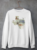 Illustrated State-texas Sweatshirt -Jacob Green Designs