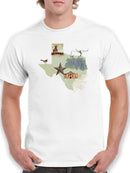 Illustrated State-texas T-shirt -Jacob Green Designs