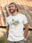 Illustrated State-texas T-shirt -Jacob Green Designs