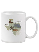 Illustrated State-texas Mug -Jacob Green Designs