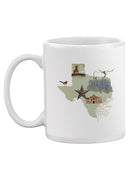 Illustrated State-texas Mug -Jacob Green Designs