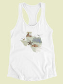 Illustrated State-texas T-shirt -Jacob Green Designs