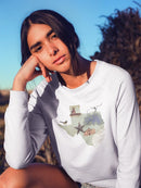 Illustrated State-texas Sweatshirt -Jacob Green Designs