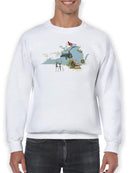 Illustrated State-virginia Sweatshirt -Jacob Green Designs