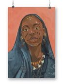 Wodaabe Woman I Wall Art -Jacob Green Designs