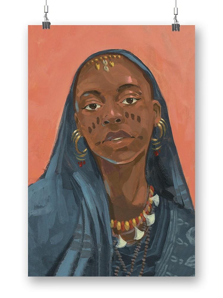 Wodaabe Woman I Wall Art -Jacob Green Designs