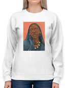 Wodaabe Woman I Sweatshirt -Jacob Green Designs