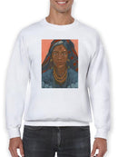 Wodaabe Woman Sweatshirt -Jacob Green Designs